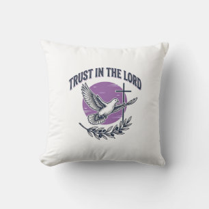 Trust in the Lord Dove Christian T-Shirt Design (2 Cushion