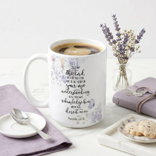 Trust in the Lord floral  Coffee Mug