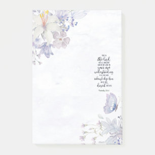 Trust in the Lord floral  Post-it Notes