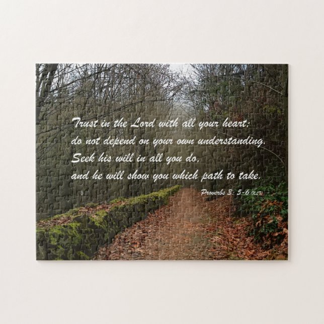 Trust In The Lord Jigsaw Puzzle (Horizontal)