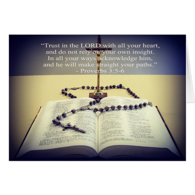 Trust in the Lord Message (Front Horizontal)