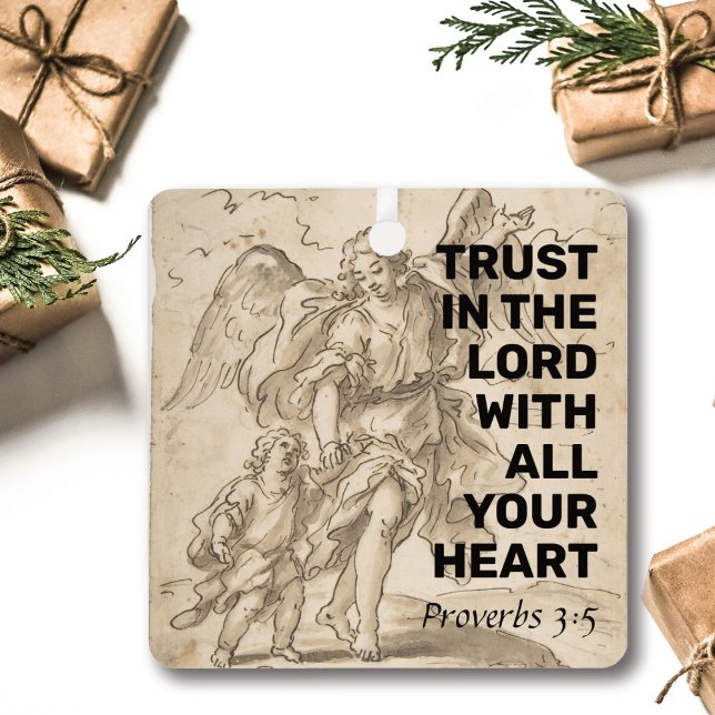 Trust in the Lord Metal Tree Decoration (Creator Uploaded)
