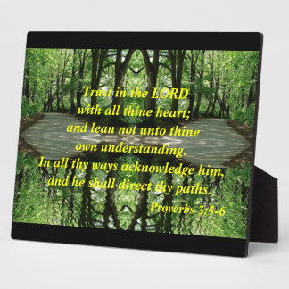 Trust in the Lord Plaque