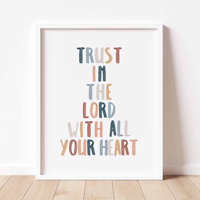 Trust in the lord poster (Creator Uploaded)