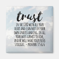 Trust in the Lord Proverbs 3:5-6