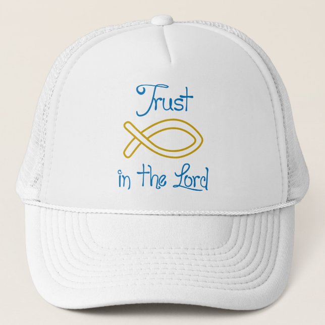 Trust in the Lord Trucker Hat (Front)