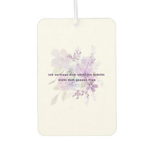 Trust in the next step car air freshener