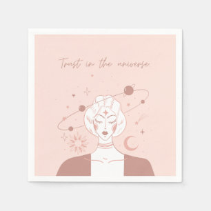 Trust in the Universe Spiritual Positivity Napkin