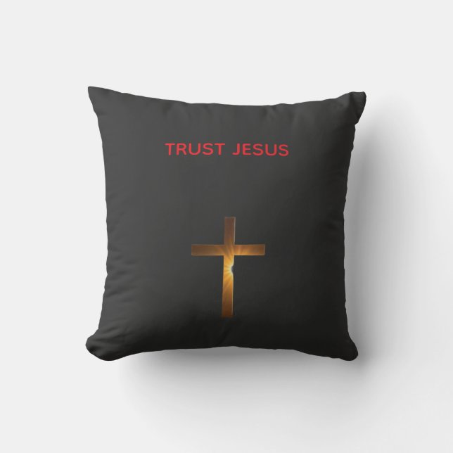 Trust Jesus Cushion (Front)