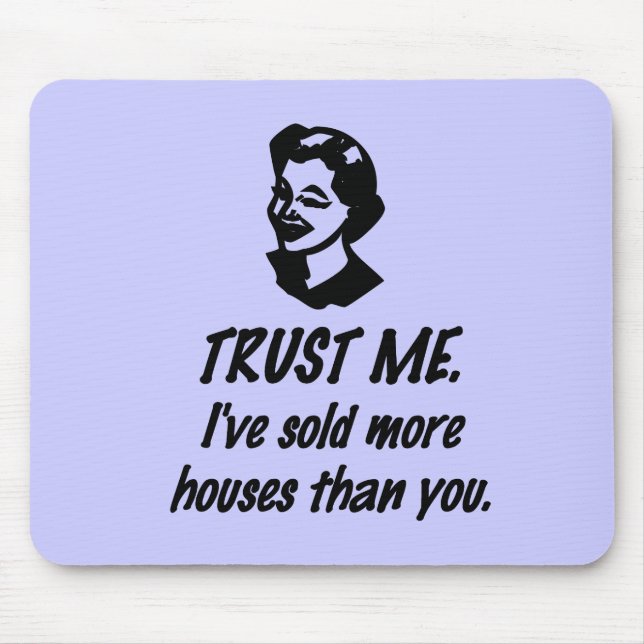 Trust Me - female Mouse Pad (Front)