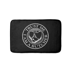 Trust me, I am a Butcher T-bone Bath Mat