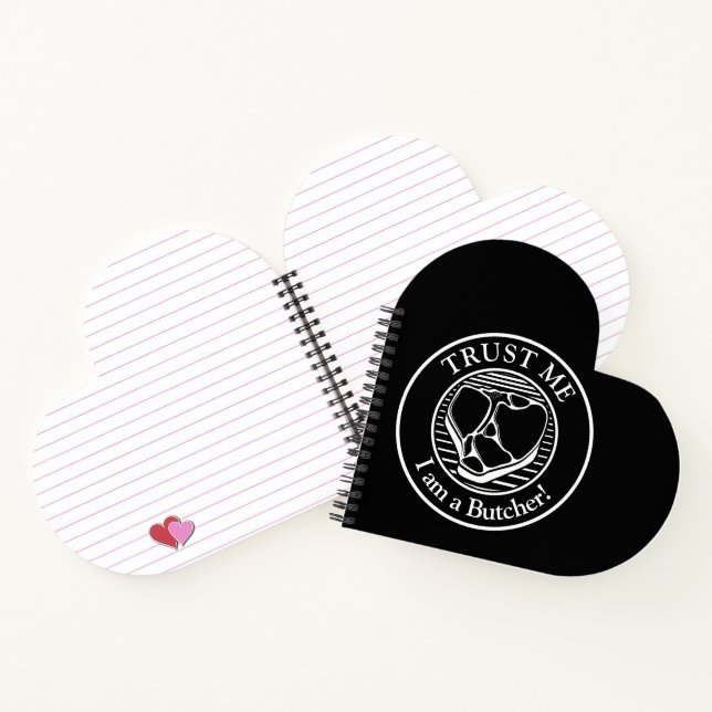 Trust me, I am a Butcher T-bone Notebook (Inside)