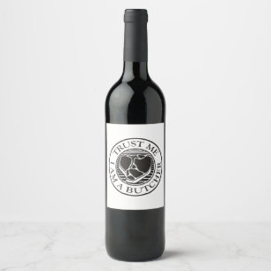Trust me, I am a Butcher T-bone Wine Label