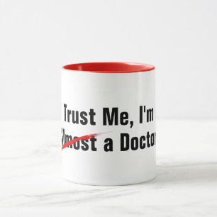 trust me i am a doctor medical pun funny mug