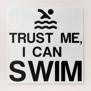 TRUST ME, I CAN SWIM JIGSAW PUZZLE