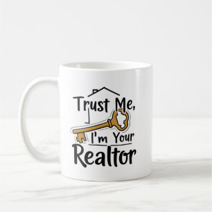 Trust Me I’m Your Realtor   Personalised  Coffee Mug