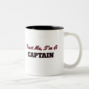 Trust me I'm a Captain Two-Tone Coffee Mug