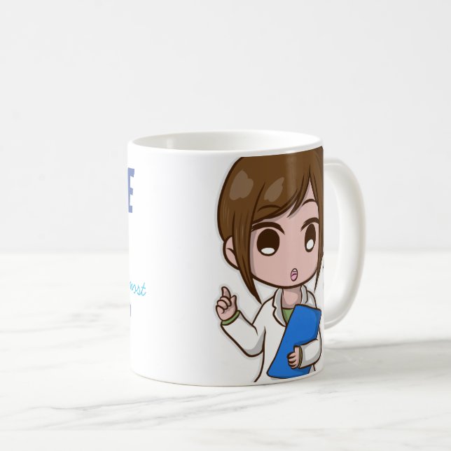 Trust me I'm a doctor Cute Female medical Coffee Mug (Front Right)
