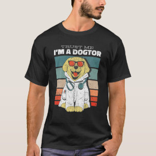 Trust Me, I'm A Dogtor Funny Veterinary Medicine V T-Shirt