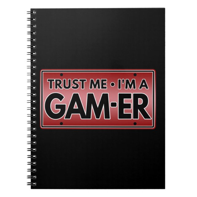 TRUST ME IM A GAMER NOTEBOOK (Front)