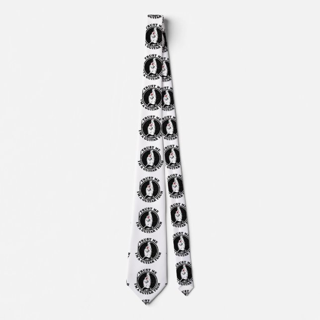 Trust me I'm a guitar tech Tie (Front)