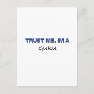 Trust Me I'm a Guru Postcard