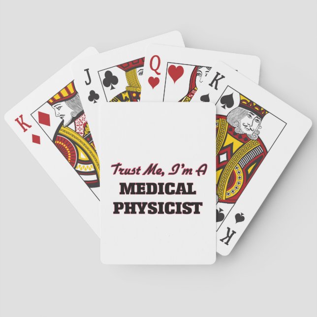 Trust me I'm a Medical Physicist Playing Cards (Back)