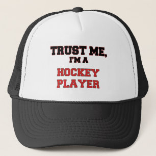 Trust Me I'm a My Hockey Player Trucker Hat