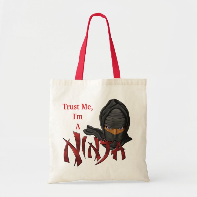 Trust Me I'm A Ninja Tote Bag (Front)