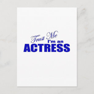 Trust Me I'm an Actress Postcard