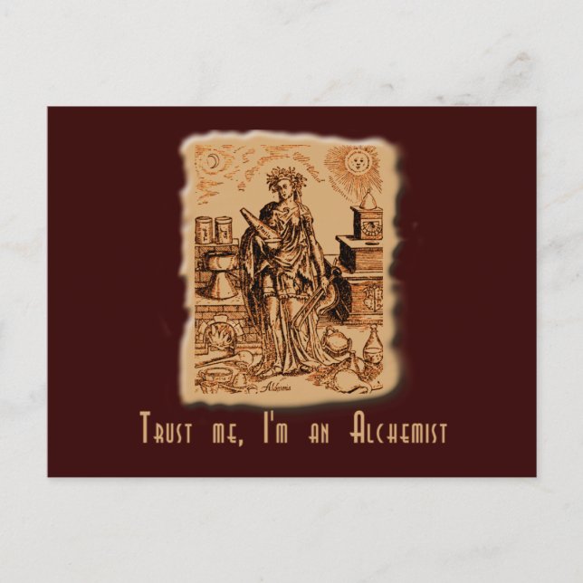 Trust Me I'm an Alchemist! Postcard (Front)
