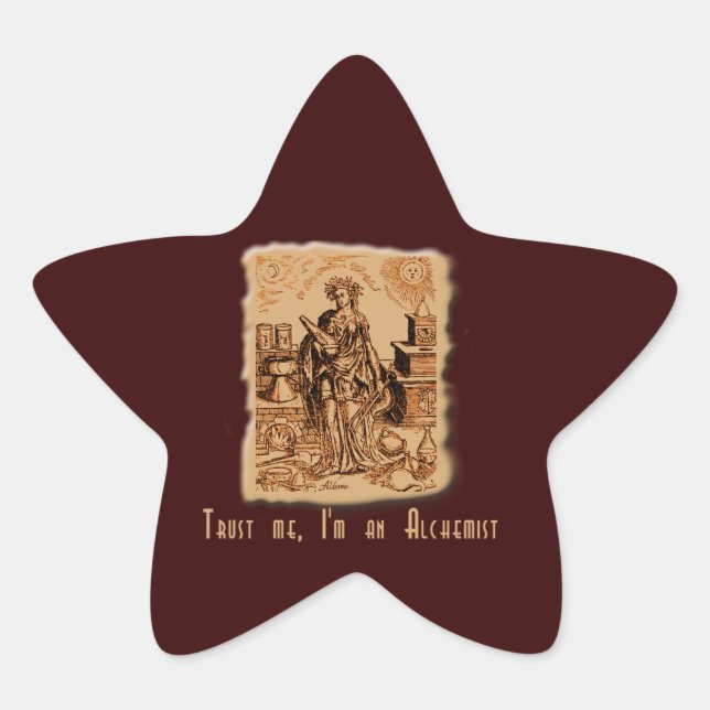 Trust Me I'm an Alchemist! Star Sticker (Front)