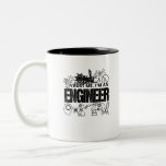 Trust Me I'm An Engineer Funny Engineering Gifts Two-Tone Coffee Mug<br><div class="desc">This funny engineering design is the perfect gifts for Engineers whether it’s civil engineer,  electrical engineer,  mechanical engineer,  computer engineer,  construction engineer,  or chemical engineer</div>