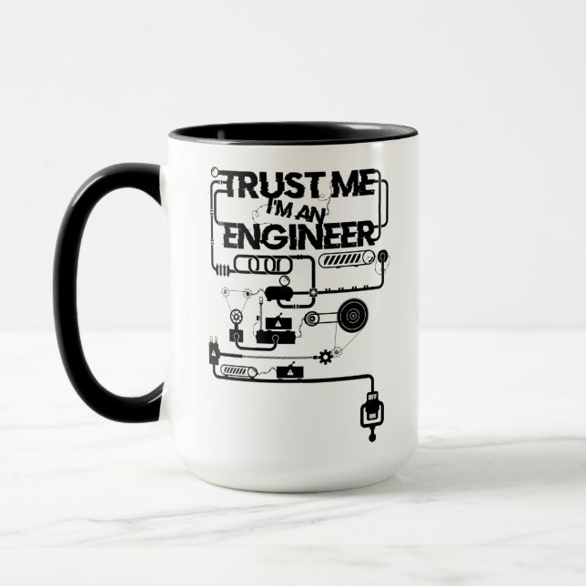 Trust me. I'm an engineer Mug (Left)