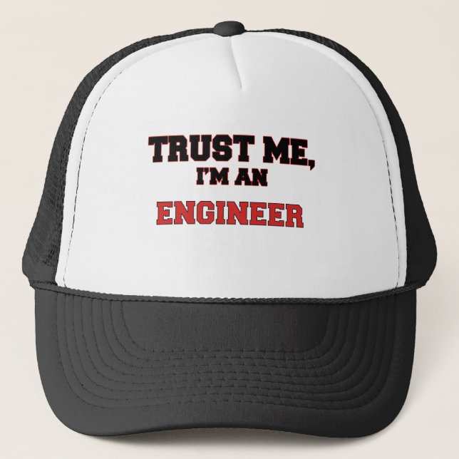 Trust Me I'm an My Engineer Trucker Hat (Front)