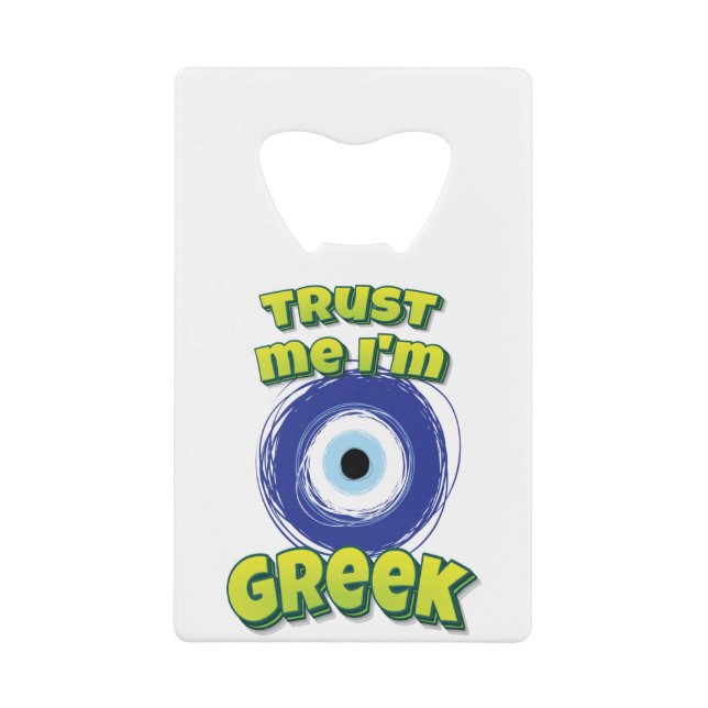 Trust Me I'm Greek Evil Eye (Front)