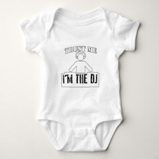 Trust Me I'm The DJ Funny Gift Baby Bodysuit