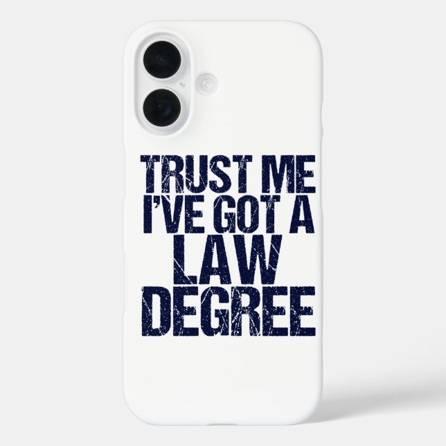 Trust Me Lawyer Humour Case-Mate iPhone Case (Back)