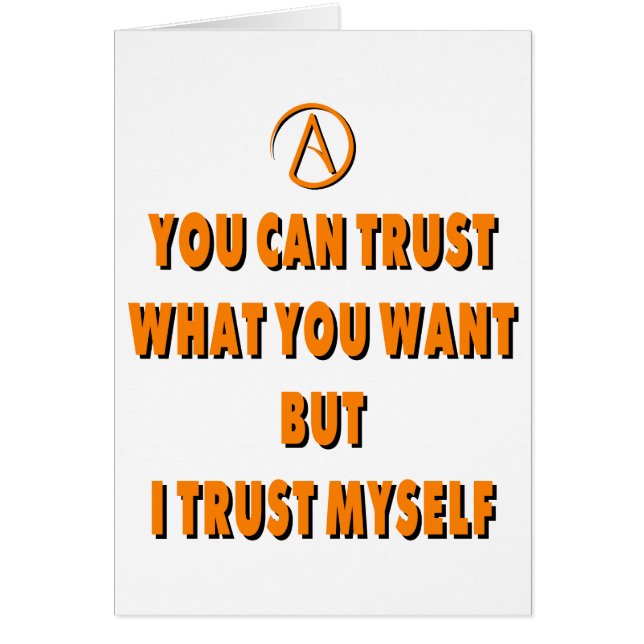 Trust myself (Front)