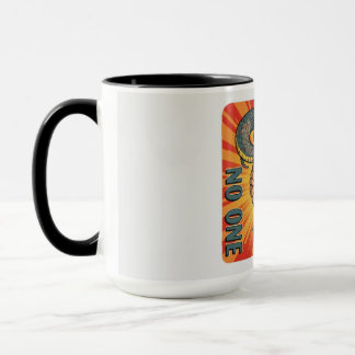 "Trust No One - Retro Snake Handshake Art | Mug