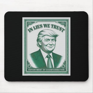 “trust Nobody” - Trump Banknote Parody 2  Mouse Pad