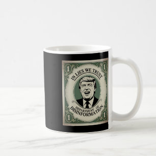 “trust Nobody” - Trump Banknote Parody Coffee Mug