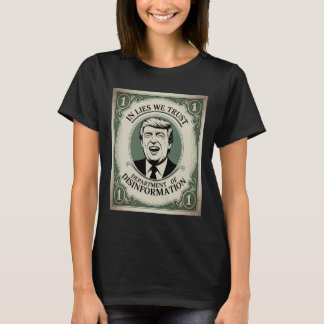 “trust Nobody” - Trump Nknote Parody 2  T-Shirt