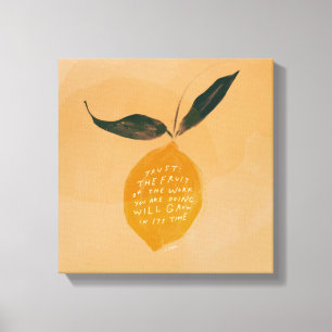 Trust quote and lemon - inspirational home decor