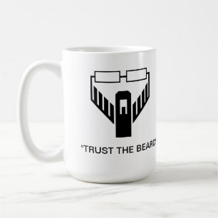 "Trust The Beard" Logo Mug