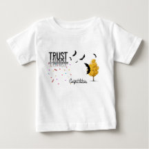 Trust The Journey Baby T-Shirt - Inspirational Tod