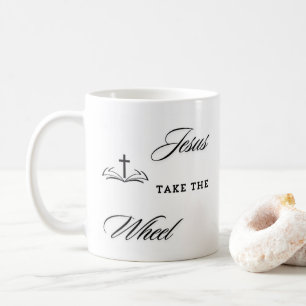 "Trust the Journey: Jesus Take the Wheel" Coffee Mug