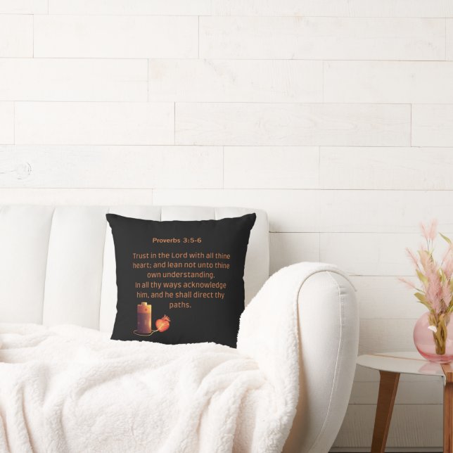 Trust the Lord with all your heart Cushion (Couch)