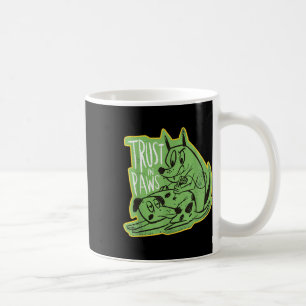 Trust The Paws - Two Dogs Tattooeing Each Other - Coffee Mug
