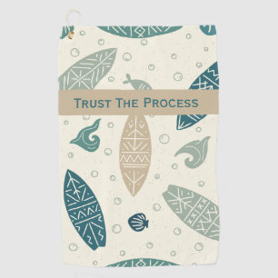 Trust the Process Coastal Golf Towel